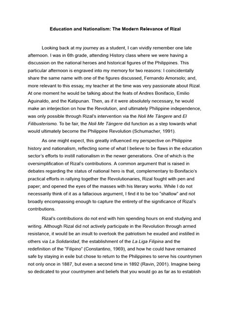 Personal Historical Reflection