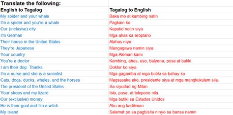 Personal In Tagalog