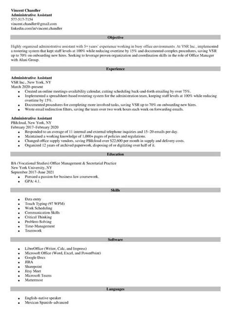Personal Information In Resume