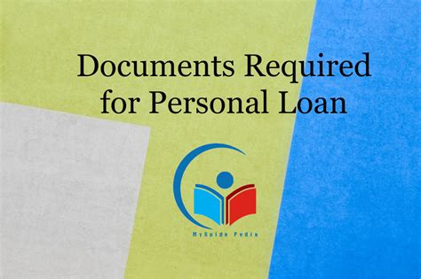 Personal Loan Documents Required