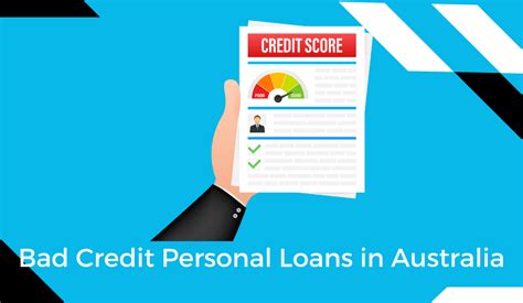Personal Loans Even With Bad Credit Australia
