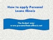 Personal Loans In Illinois Online