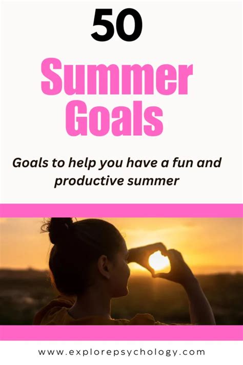 Personal Summer Goals