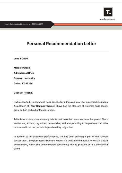 Personal recommendations