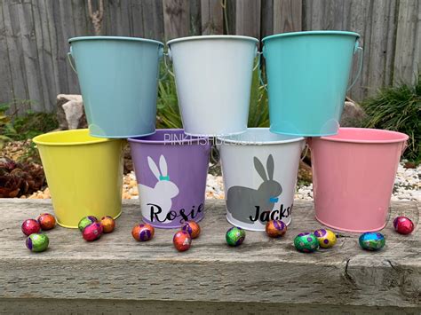 Personalised Easter Buckets