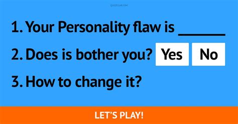 Personality Flaws Test