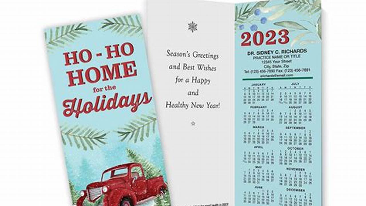 Personalized Calendar Cards