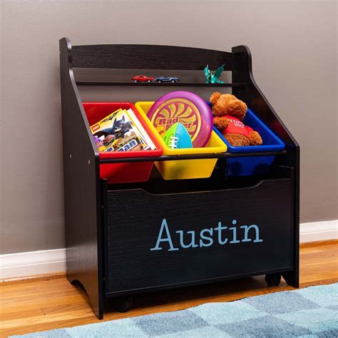 Personalized Toy Storage with Primary Color Bins Dibsies