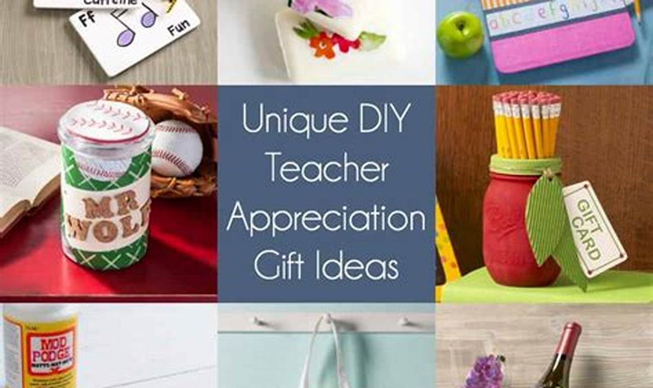 Personalized gifts for teachers to show appreciation