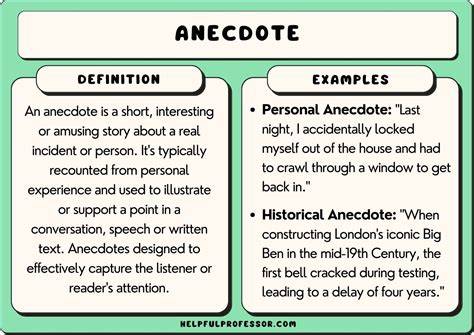 Personalized Anecdotes