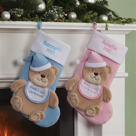 Personalized Baby's First Christmas Stocking
