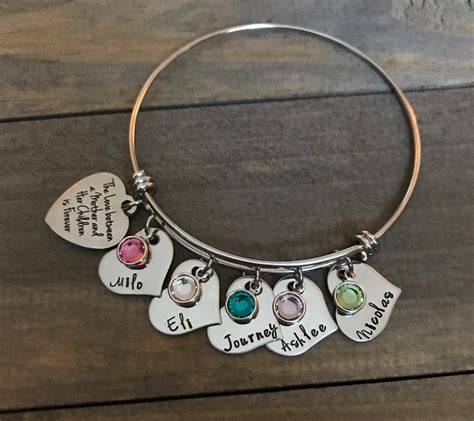Personalized Bracelets for Mom