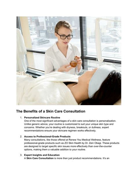 Personalized Consultation Benefits