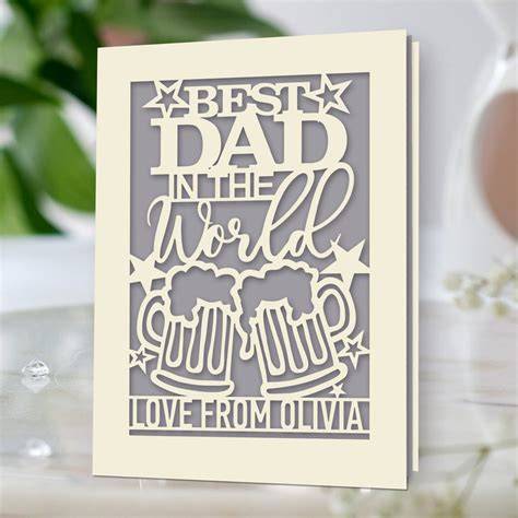 Personalized Father's Day Cards