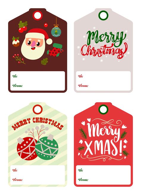 Personalized Gift Tags Printable