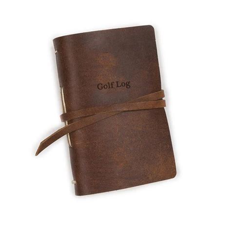 Enhance Your Golfing Experience with Our Personalized Leather Golf Log