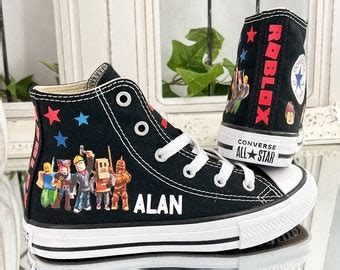 Personalized Roblox Converse Many Colors and Sizes Kids - Etsy