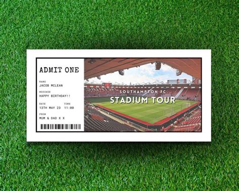 Personalized Stadium Tour