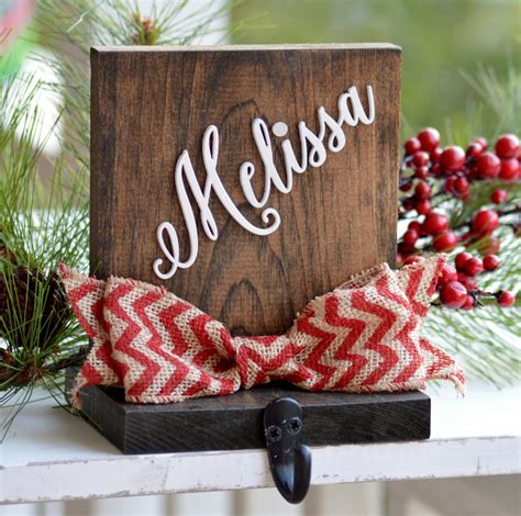 Personalized Stocking Holder
