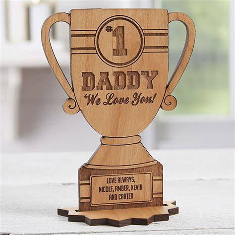 Personalized trophy ideas for dad