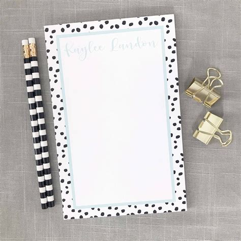 Personalized Notepad Personalized Stationery Stationary Etsy