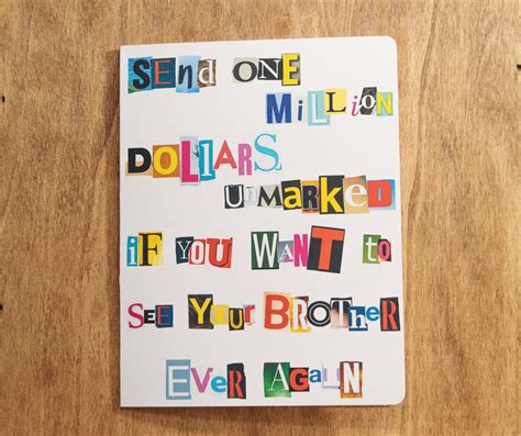 Personalized ransom notes