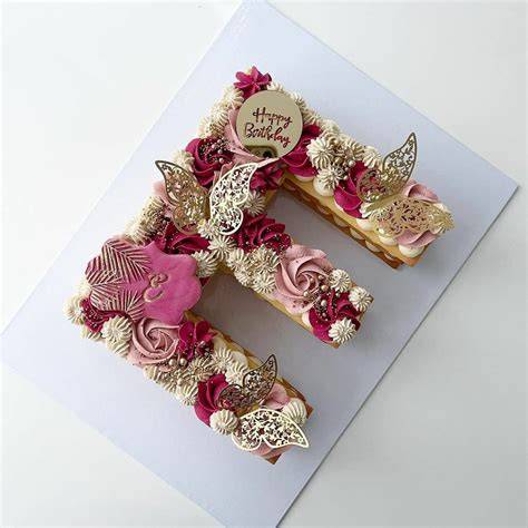 Personalizing Your Letter Cake