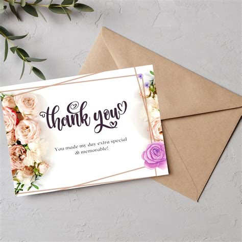 Personalizing Your Modern Thank You Cards