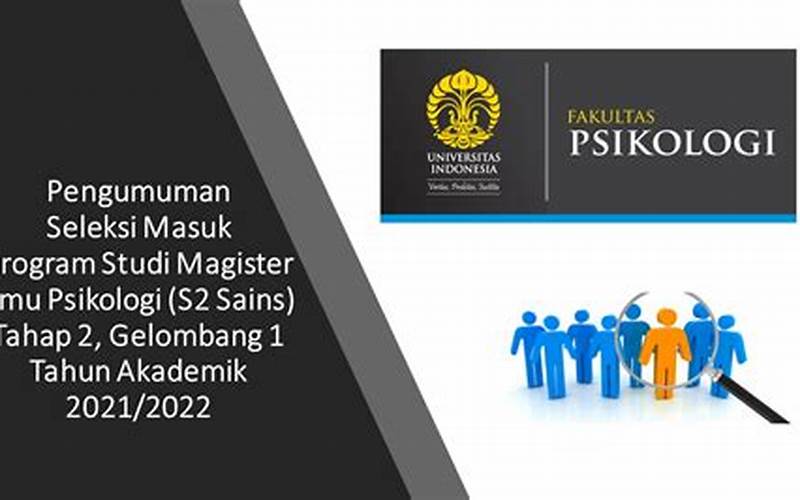 Persyaratan Masuk Program Studi Psikologi Gunadarma