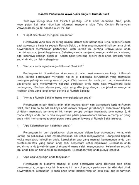 Pertanyaan Wawancara Beasiswa Indonesia