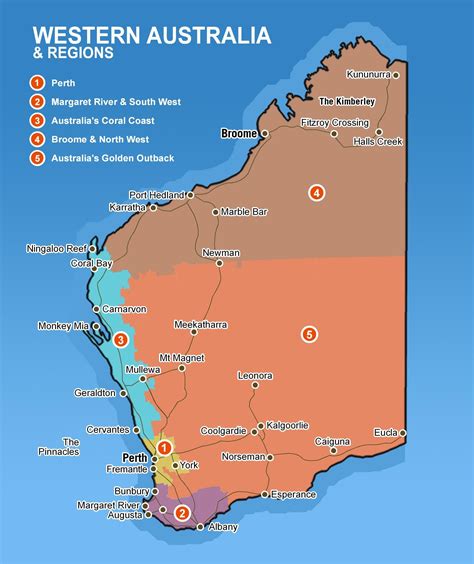 Perth Western Australia Map