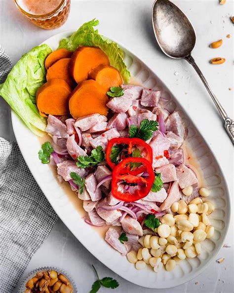 Peruvian Ingredients Ceviche