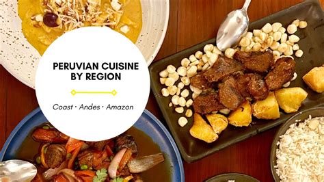 Peruvian cuisine selection