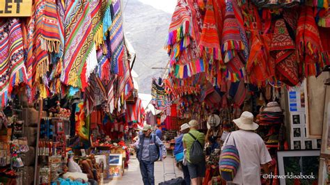 Peruvian market scene
