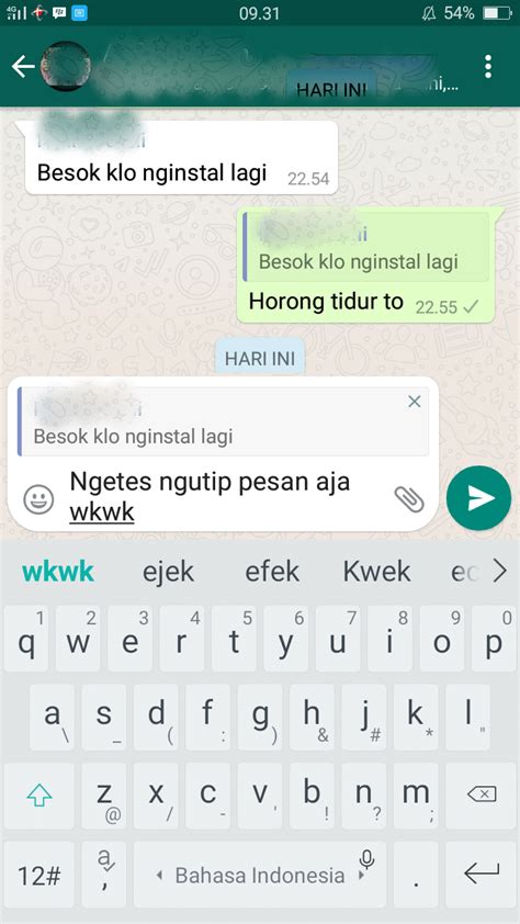 Pesan sensitif di WhatsApp Indonesia