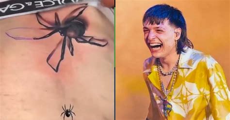 Peso Pluma Spider Tattoo