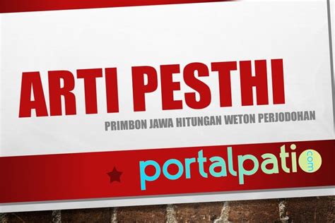 Pesthi: Nama dan Jenis-Jenisnya di Indonesia