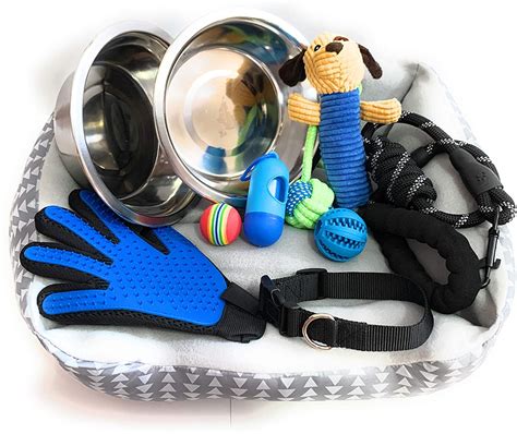 Small dog/puppy starter kit, 11 Piece Dog Supplies Assortments, Set