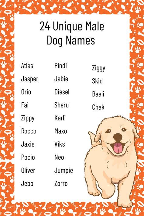 Pet Dog Names Male