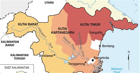 Peta Kutai Kartanegara