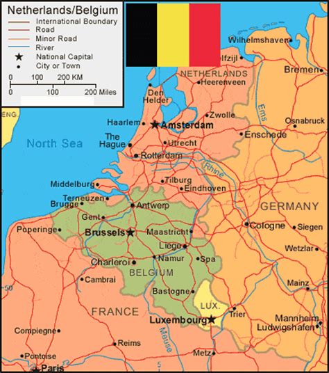 Peta Negara Belgium sebagai Alat Pembelajaran Luar Negeri