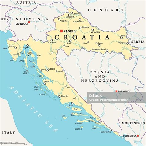 Peta Politik Kroasia