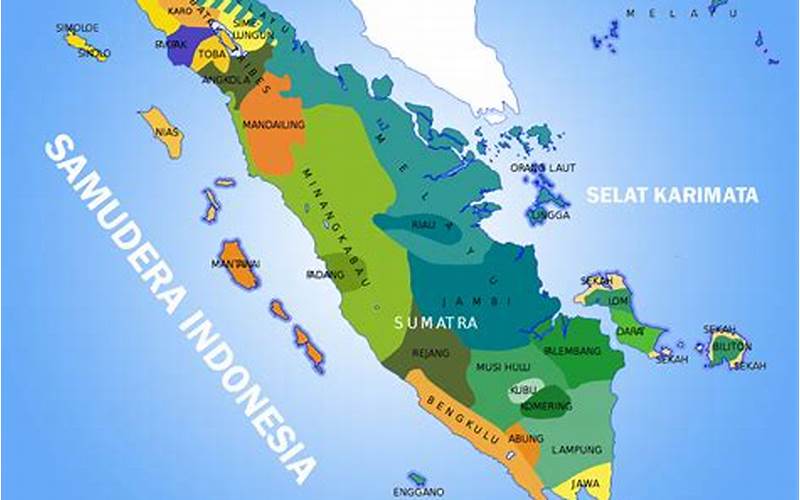 Peta Pulau Sumatera