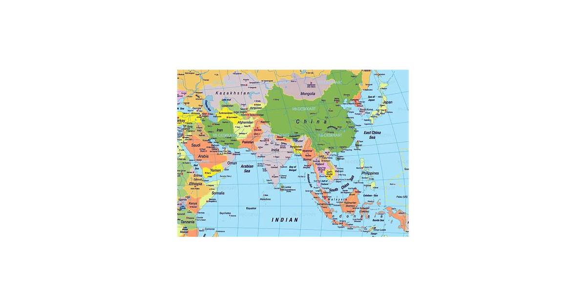 Benua Asia pada Peta Dunia: Temukan Nomornya di Indonesia!