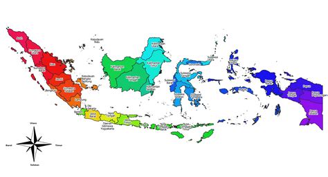 Peta Indonesia Dengan Provinsi