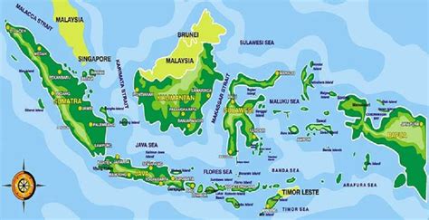 Peta Indonesia Dengan Pulau
