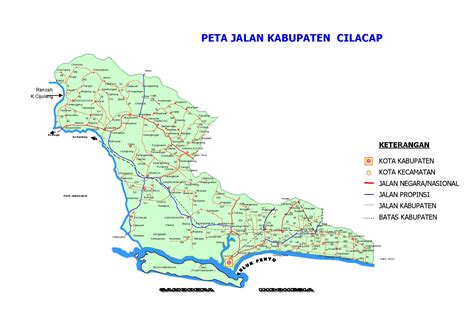 Peta Kabupaten Cilacap