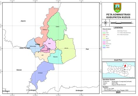 Peta Kabupaten Kudus
