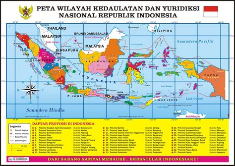 Peta Wilayah Kedaulatan Dan Yuridiksi Nasional Republik Indonesia