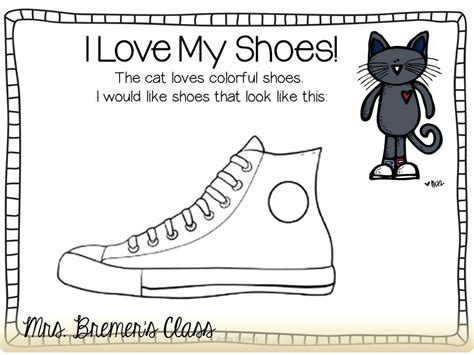 Pete The Cat White Shoes Printables
